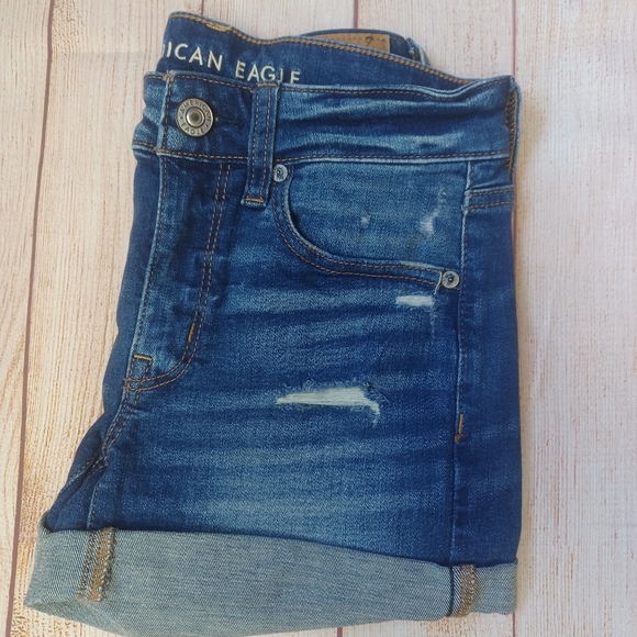 American Eagle super stretch midi Jean short - Picture 3 of 3